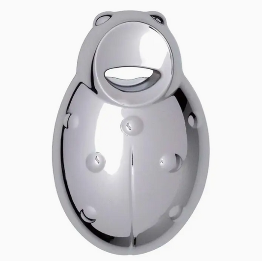 Casa Bugatti Coccinella Ladybug Bottle Opener in Chrome