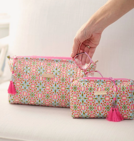 Laura Park Designs Gasparilla Signature Large Cosmetic Bag