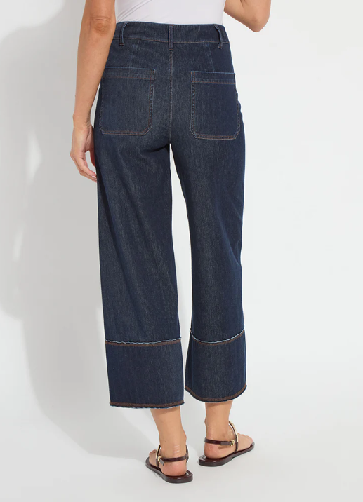 Lysse Kaia Wide Leg Denim in Indigo