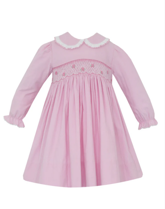 Petit Bebe Charlotte Pink Corduroy Dress (Kids)