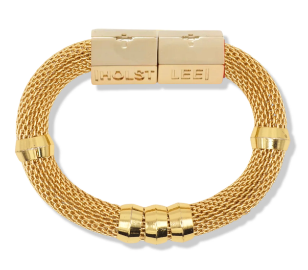 Holst + Lee Classic Mesh Bracelet in Gold