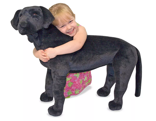 Melissa & Doug Black Lab plush