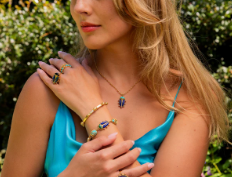 Capucine De Wulf Scarab Petite Cuff in Gold