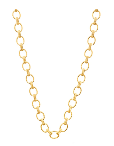 Capucine De Wulf Cleoparta Small Link Necklace in Gold