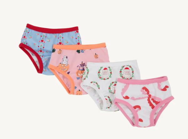 The Beaufort Bonnet Company Pippy's Underpinnings Set 4pk in Assorted Fall Prints