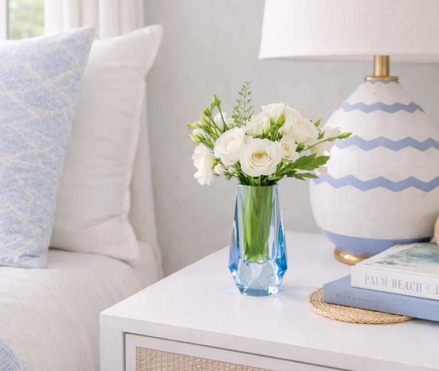 Maven Home Bud Vase in Blue and Green