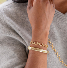 Capucine De Wulf Cleoparta Small Link Bracelet in Gold