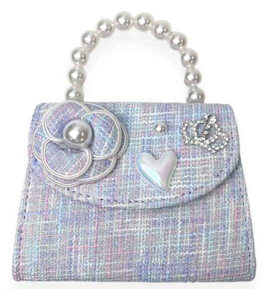 Doe A Deer Floral Decor Tweed Purse
