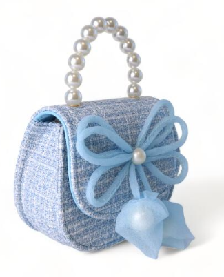 Doe A Deer Bowtie Tweed Purse