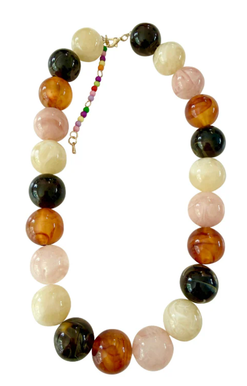 Gemelli Celia Beaded Necklace Neutral