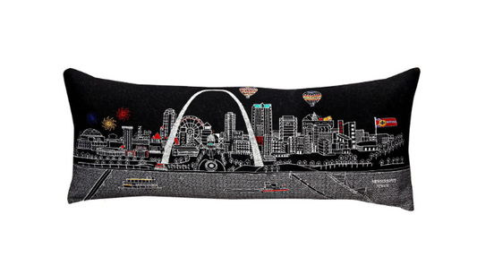 Beyond Cushions Corporation St. Louis Queen Size Body Pillow in Night