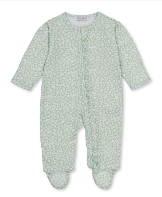 Kissy Kissy Footie with Zip in Autumn Meadows