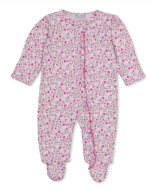 Kissy Kissy Footie with Zip in Pretty Petals