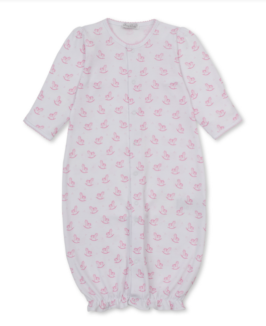 Kissy Kissy Convertible Gown in Gingham Rockers Pink