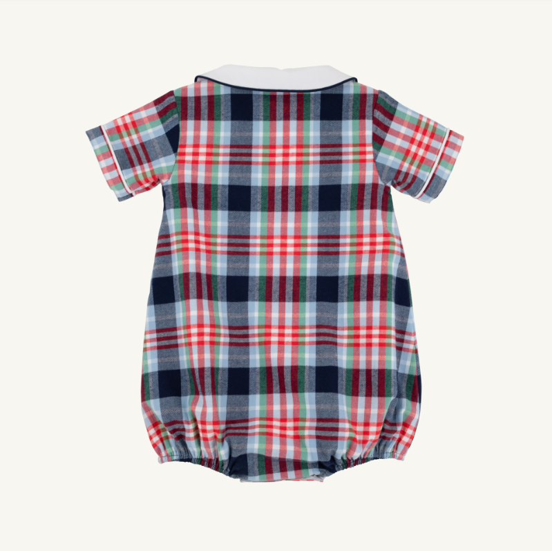 The Beaufort Bonnet Company Brock Flannel Bubble in Covington Cottage Plaid