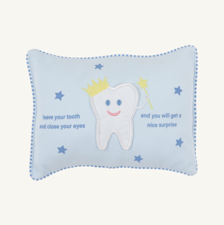 The Beaufort Bonnet Company Fairy Exchange Pillow in Blue