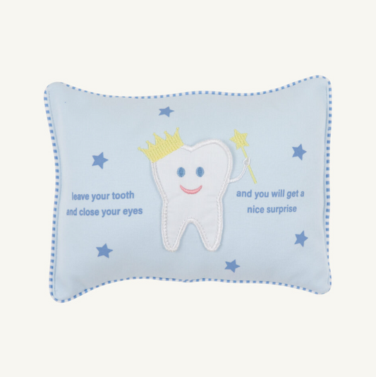 The Beaufort Bonnet Company Fairy Exchange Pillow in Blue