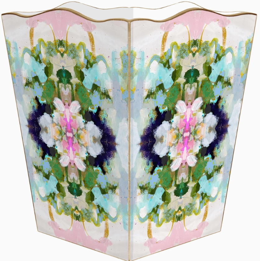 Marye Kelley Laura Park Nantucket Bloom Wastepaper Basket