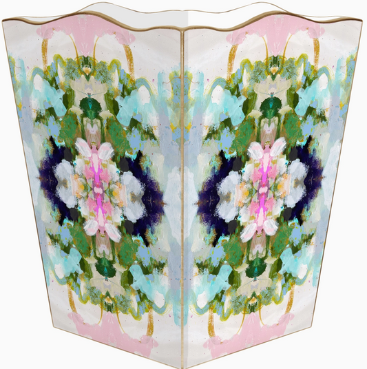 Marye Kelley Laura Park Nantucket Bloom Wastepaper Basket