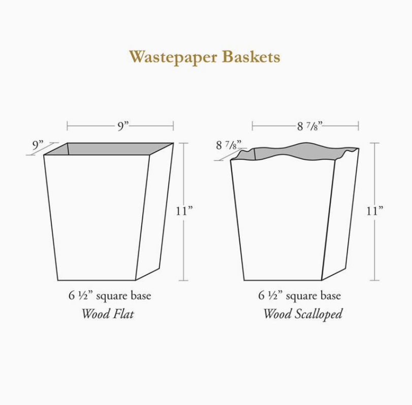 Marye Kelley Tan Antelope Wastepaper Basket
