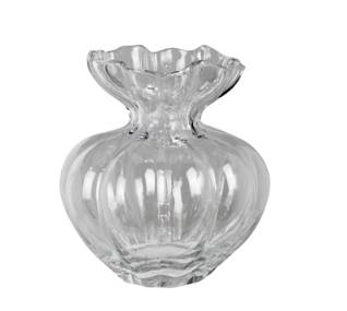 HomArt Small Glass Fluttery Vase