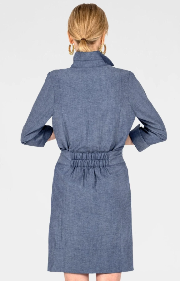 Gretchen Scott Breezy Blouson in Chambray