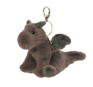 Douglas Toys Grey Dragon Bag Charm