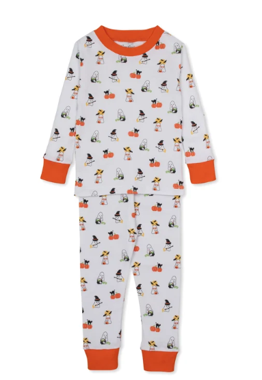 Kissy Kissy Pajama Snug Set in Halloween Ghosts
