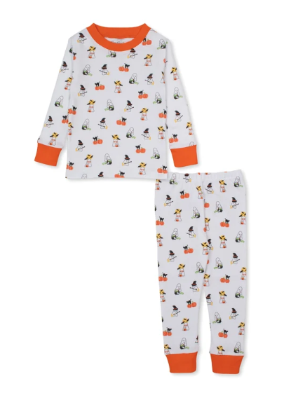 Kissy Kissy Pajama Snug Set in Halloween Ghosts