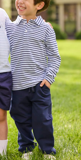 Little English Essential Joggers in Navy