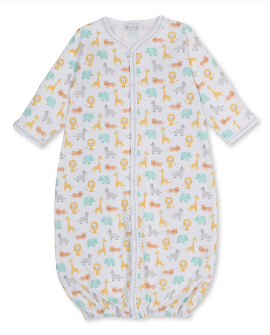 Kissy Kissy Convertible Gown in Baby Jungle Crew