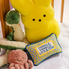 Furbish Needle Point Pillow Mini in Twinkle Twinkle