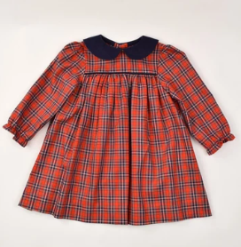 Funtasia Too Red Plaid Long Sleeve Dress