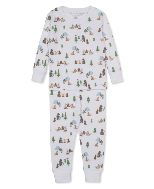 Kissy Kissy Pajama Snug Set in Campsite Friends