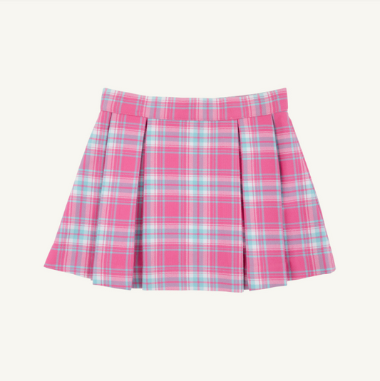 The Beaufort Bonnet Company Parson Pleated Skirt in Brenton Point Plaid