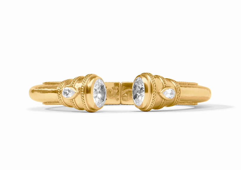 Julie Vos Cannes Demi Cuff in Cubic Zirconia