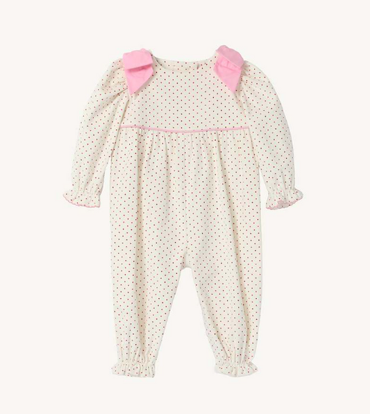 The Beaufort Bonnet Company Long Sleeve Ryleigh Corduroy Romper