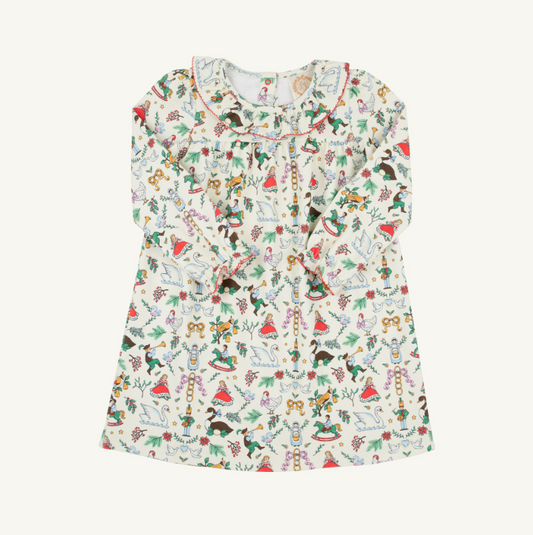 The Beaufort Bonnet Company Ramona Ruffle Dress in 12 Days of Christmas