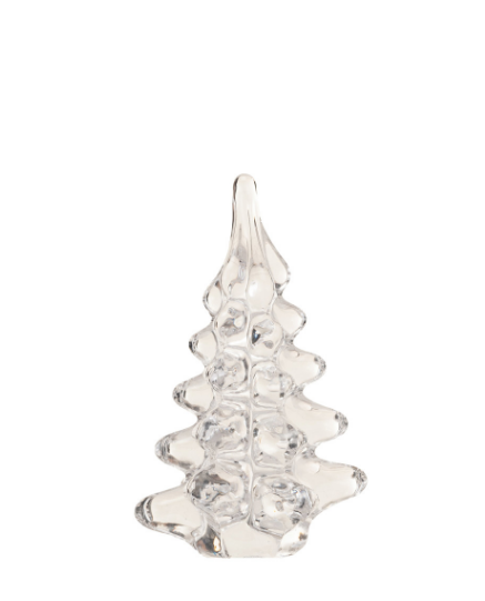 Creative Co-op Glass Christmas Tree Small