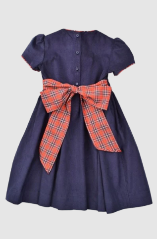 Funtasia Too Plaid Corduroy Waistline Dress