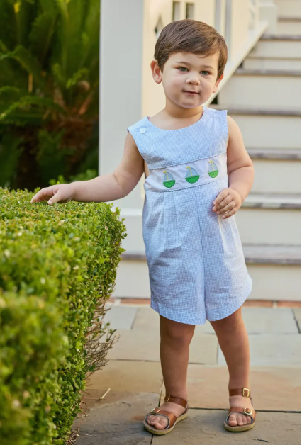 Little English Applique Romper