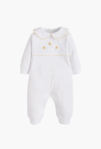 Little English Crochet Playsuit in Bee