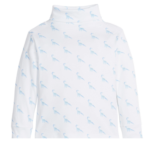 Little English Printed Turtleneck