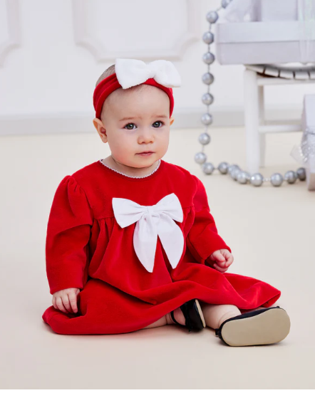 Kissy Kissy Velour Dress