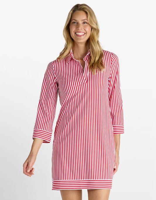 Jude Connally Finley in Stripe Red