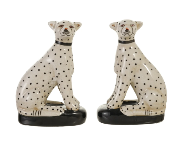 Creative Co-op Handpainted Vintage Cheetahs