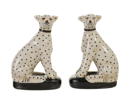 Creative Co-op Handpainted Vintage Cheetahs