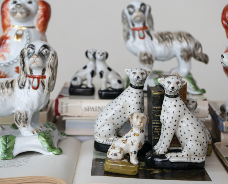Creative Co-op Handpainted Vintage Cheetahs