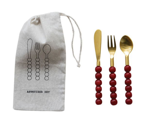 Creative Co-op Stainless Steel Appetizer Set