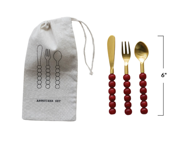 Creative Co-op Stainless Steel Appetizer Set